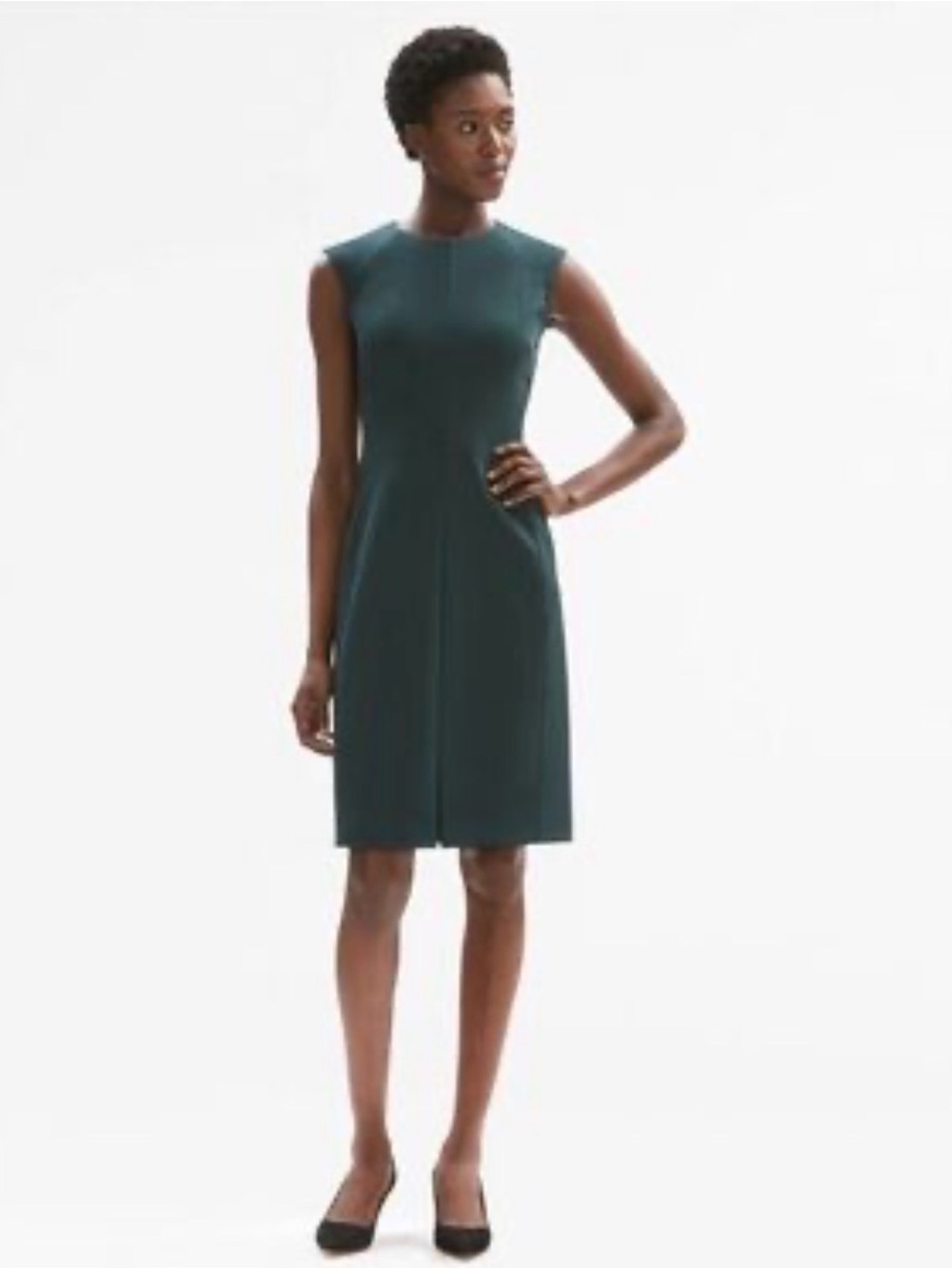 MM Lafleur Katie Sheath Dress Green Size 14